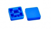 5 шт. Колпачок для кнопки квадратный 12x12x7.3 мм синий