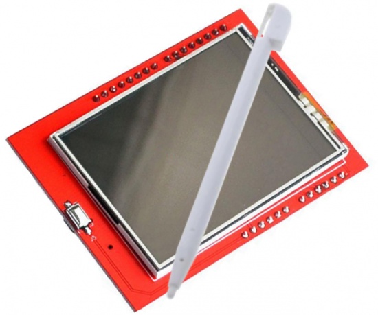 Дисплей TFT 2,4 дюйма шильд для Arduino (ILI9341), сенсорный