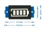 Индикатор заряда LiPo батареи 2S 8.4 В