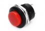 Кнопка R13-507 16 мм без фиксации, красная