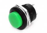 Кнопка R13-507 16 мм без фиксации, зеленая