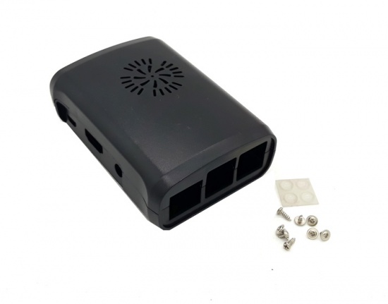 Корпус пластиковый для Raspberry Pi черный