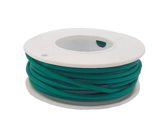 Провод 20AWG силикон зеленый бобина 6 м