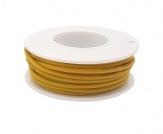 Провод 20AWG силикон желтый бобина 6 м
