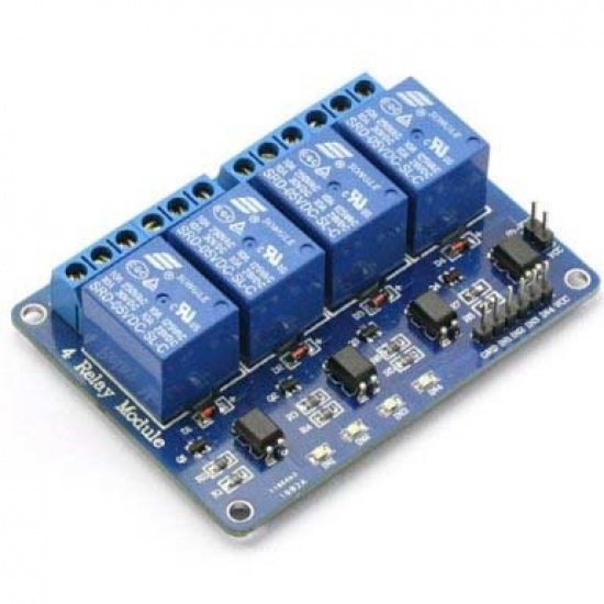 Релейный модуль 4 канала 5V