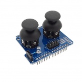 Шильд с двумя аналоговыми джойстиками для Arduino
