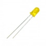 Светодиод желтый круглый 5 мм, 10 шт. 