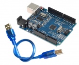 Uno R3 CH340G Arduino совместимый контроллер с USB кабелем