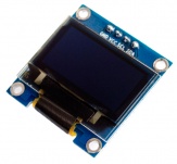 Дисплей OLED 0.96 дюймов, I2C, монохромный голубой