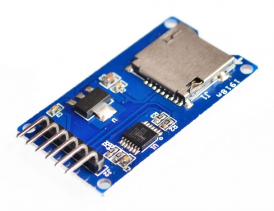 Модуль microSD карты SPI интерфейс